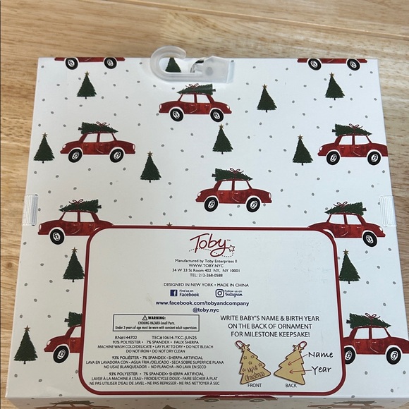 My 1st Christmas 4-Piece Red Costume Set - Picture 2 of 3